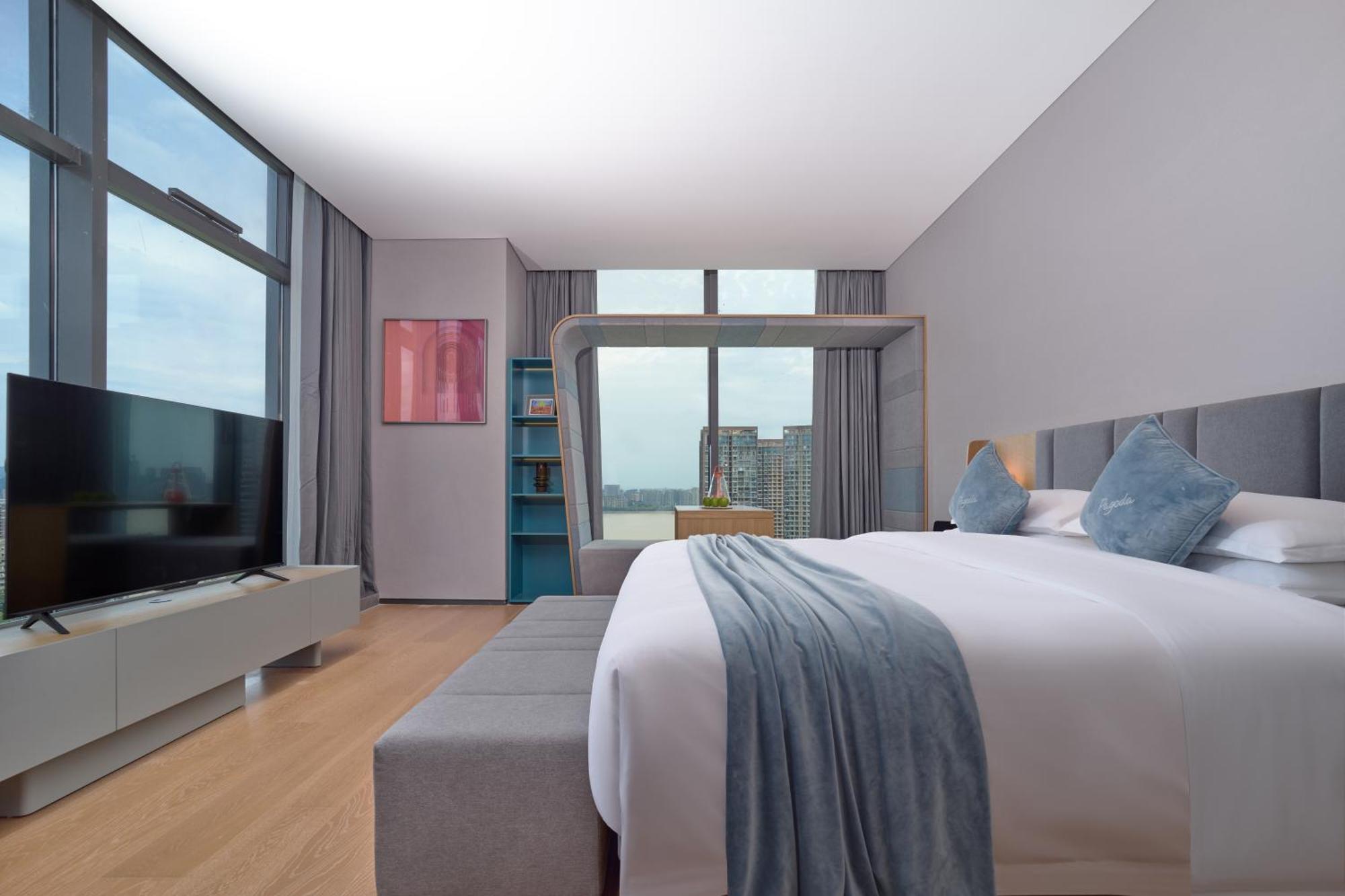 Pagoda Hotel Hangzhou Binjiang Экстерьер фото